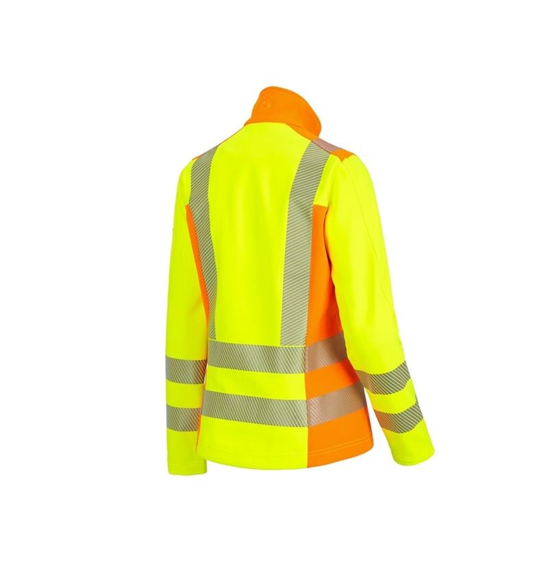 Pracovné bundy: Reflex.ochr.softsh.bunda softl. e.s.motion 2020,d + výstražná žltá/výstražná oranžová 3