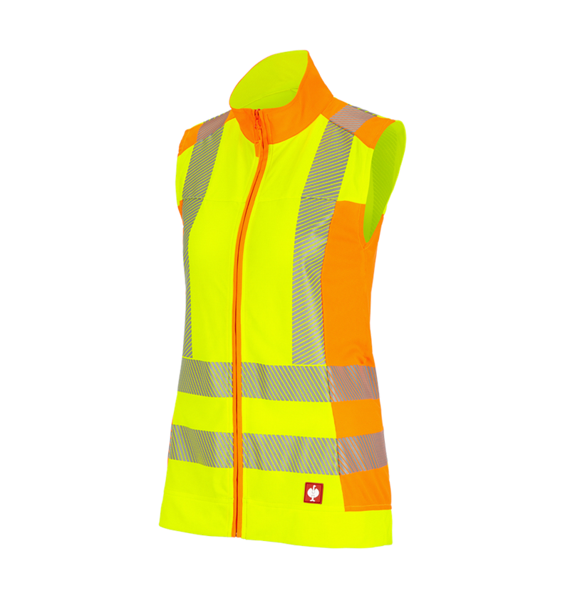Vesty: Reflexná ochranná funkčná vesta e.s.motion 2020, d + výstražná žltá/výstražná oranžová 2