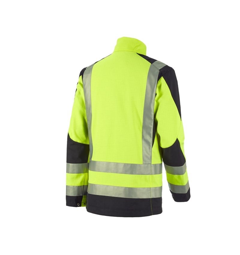 Témy: Pracovná bunda e.s. multinorm high-vis + výstražná žltá/čierna 3