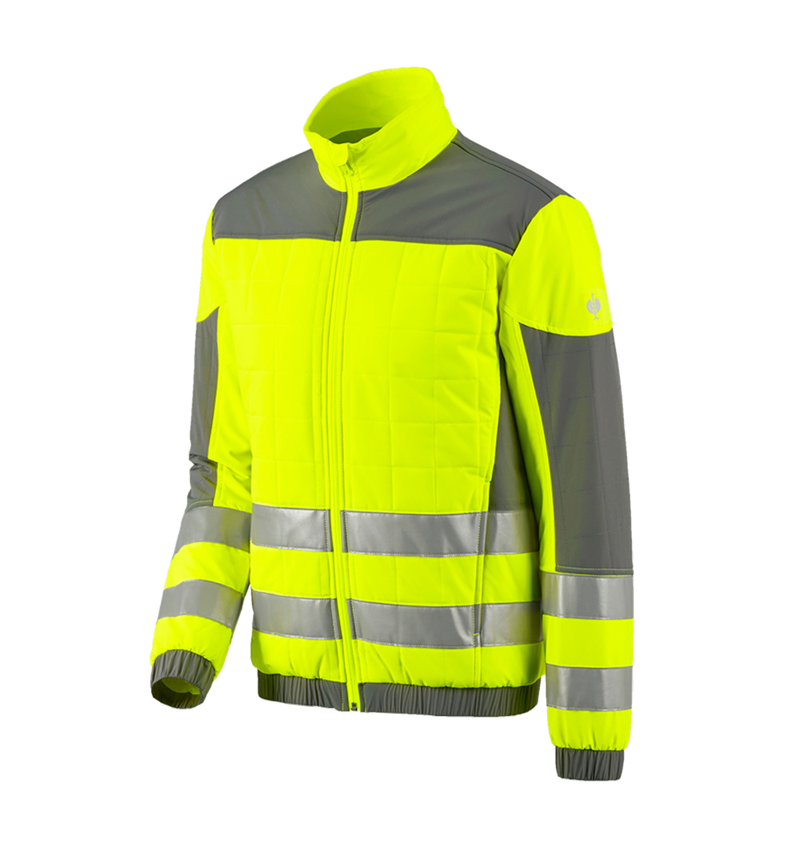 Pracovné bundy: Výstražná bunda e.s.concrete + výstražná žltá/antracitová 2