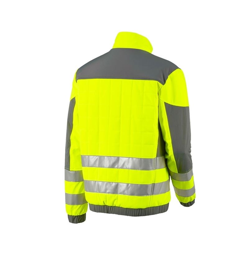 Pracovné bundy: Výstražná bunda e.s.concrete + výstražná žltá/antracitová 3