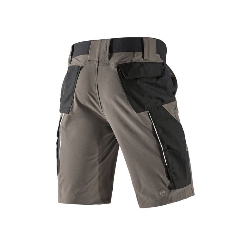 Pracovné nohavice: Funkčné šortky e.s.dynashield + kamenná/čierna 3