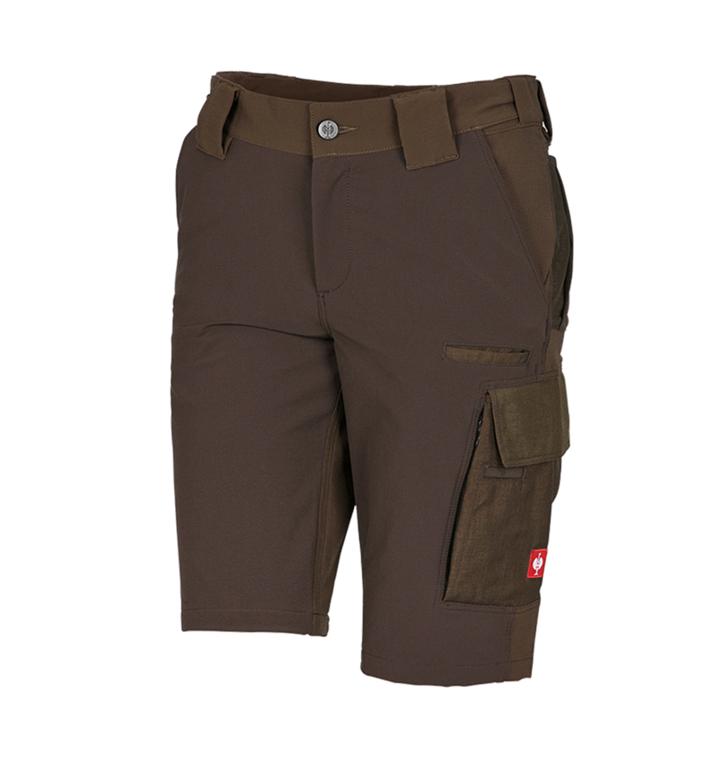 Pracovné nohavice: Funkčné šortky e.s.dynashield, dámske + lieskový oriešok/gaštanová 2