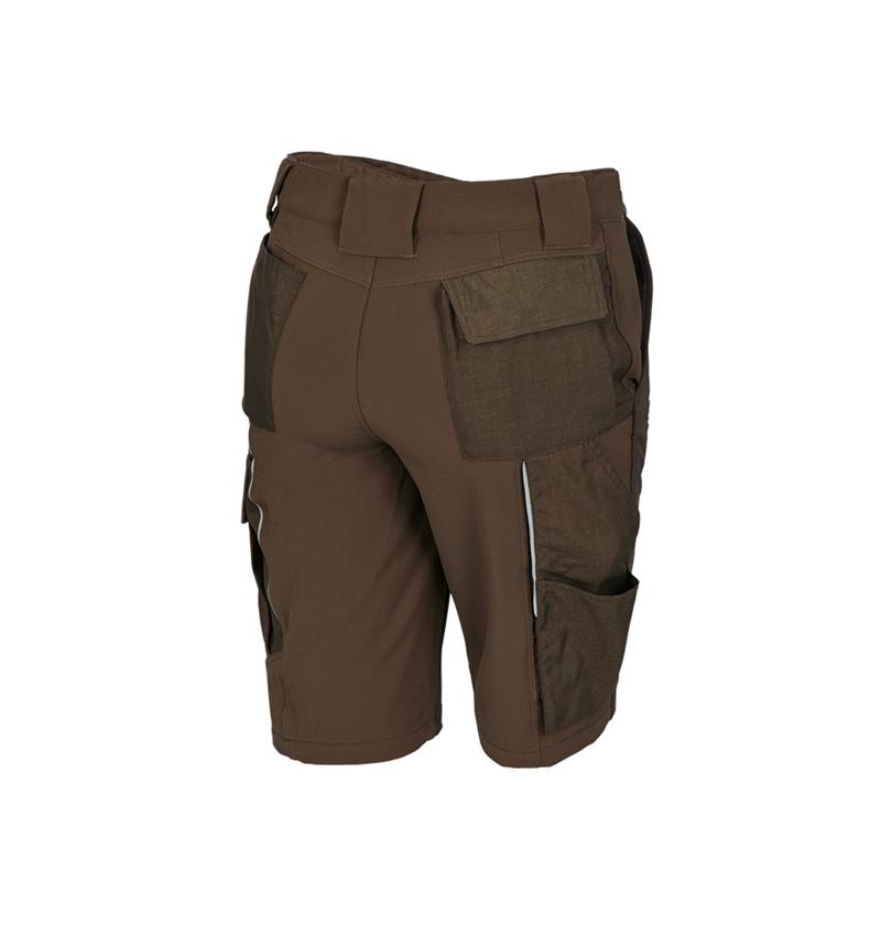 Pracovné nohavice: Funkčné šortky e.s.dynashield, dámske + lieskový oriešok/gaštanová 3
