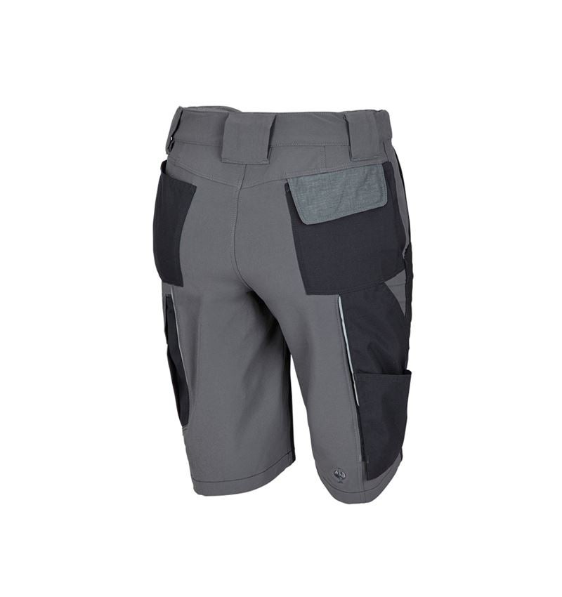 Pracovné nohavice: Funkčné šortky e.s.dynashield, dámske + cementová/grafitová 3