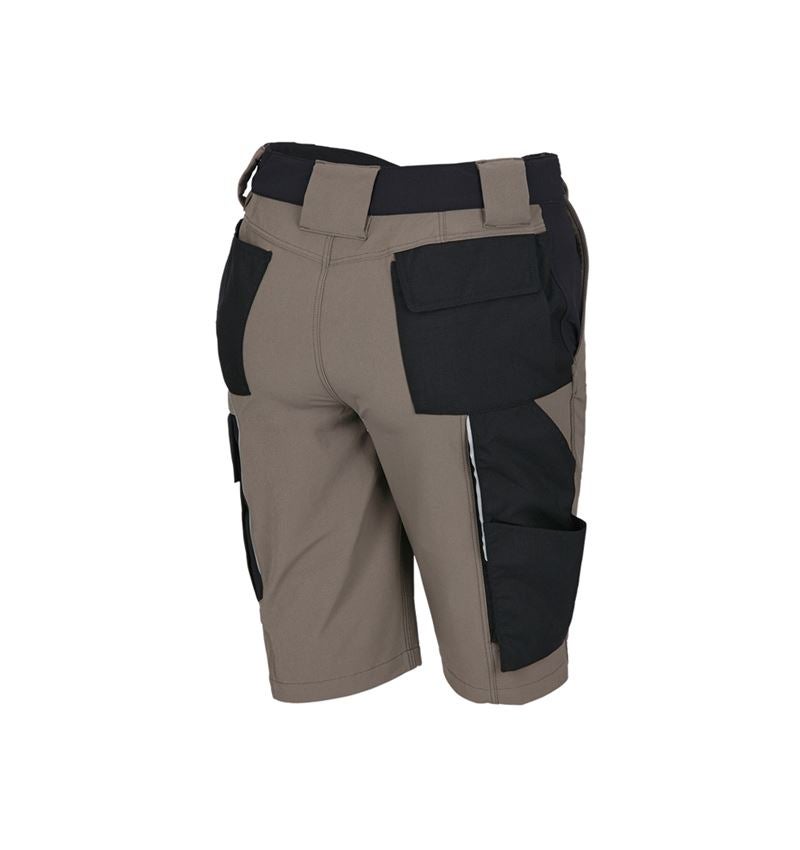 Pracovné nohavice: Funkčné šortky e.s.dynashield, dámske + kamenná/čierna 1