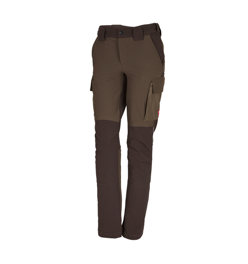 Pracovné nohavice: Funkčné cargo nohavice e.s.dynashield, dámske + lieskový oriešok/gaštanová