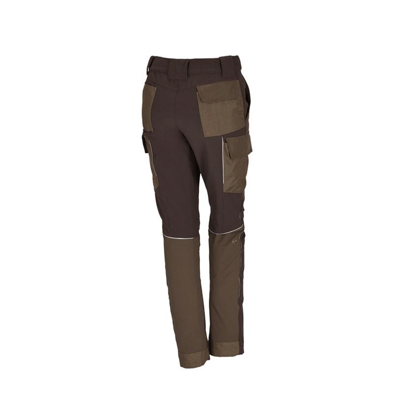 Pracovné nohavice: Funkčné cargo nohavice e.s.dynashield, dámske + lieskový oriešok/gaštanová 1