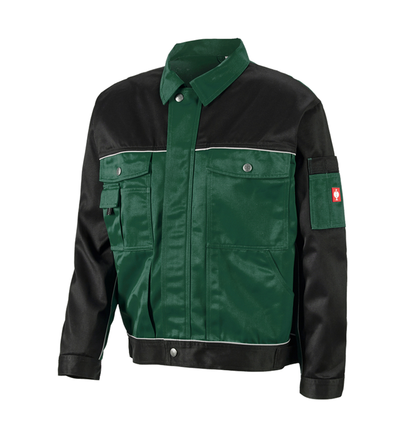 Pracovné bundy: Pracovná bunda e.s.image + zelená/čierna 5