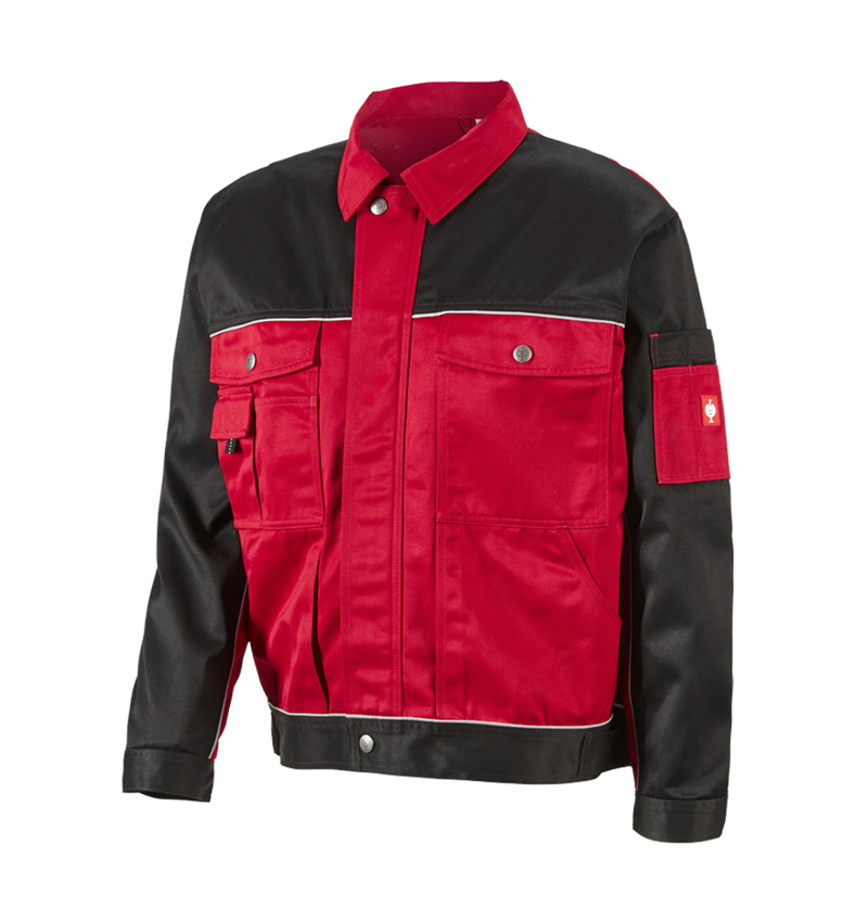 Pracovné bundy: Pracovná bunda e.s.image + červená/čierna 8