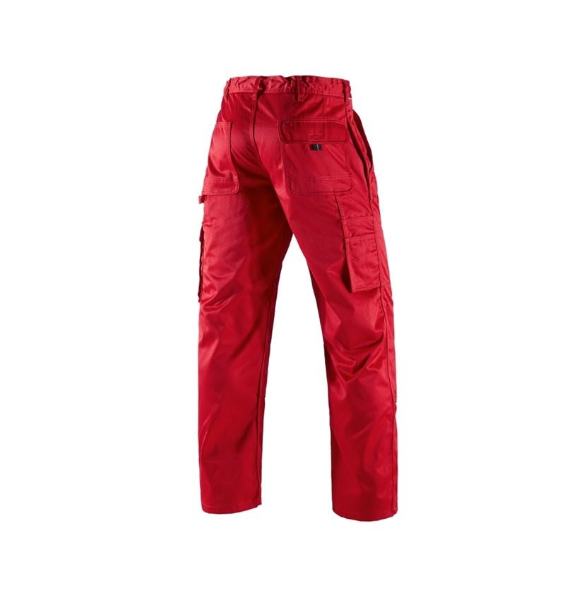 Pracovné nohavice: Nohavice do pása e.s.classic + červená 3