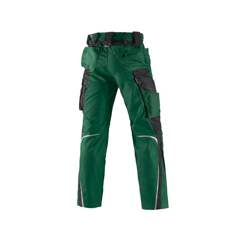 Pracovné nohavice: Zimné nohavice do pása e.s.motion + zelená/čierna 3
