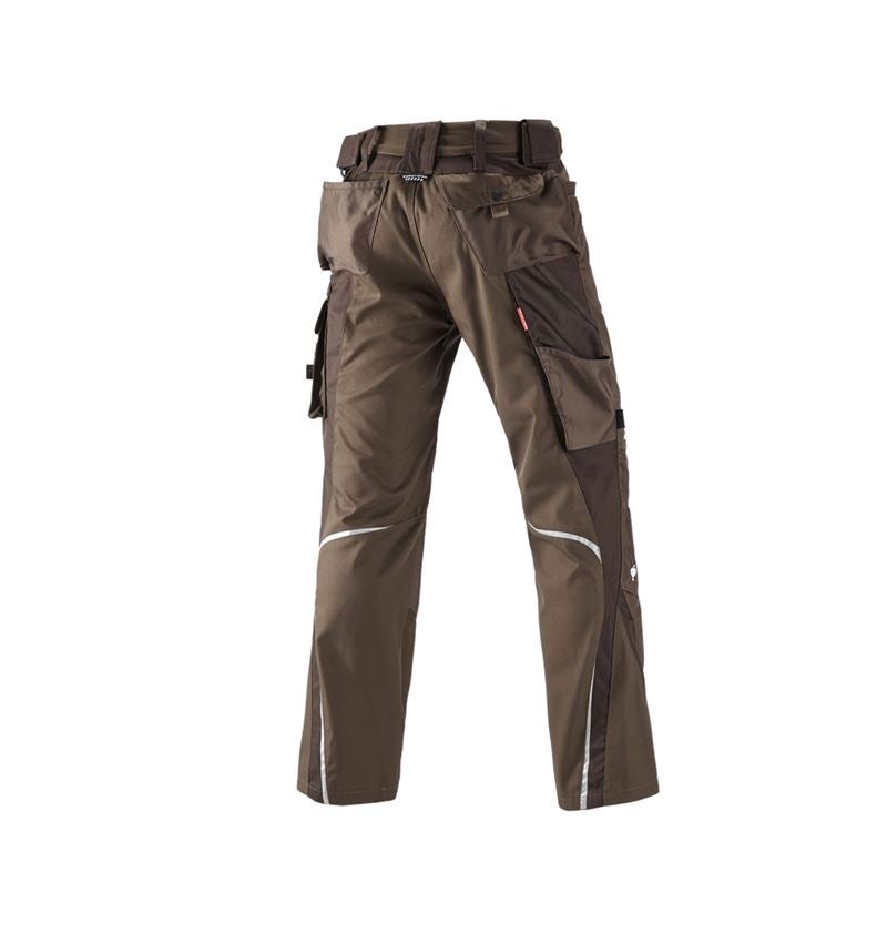 Pracovné nohavice: Zimné nohavice do pása e.s.motion + lieskový oriešok/gaštanová 3