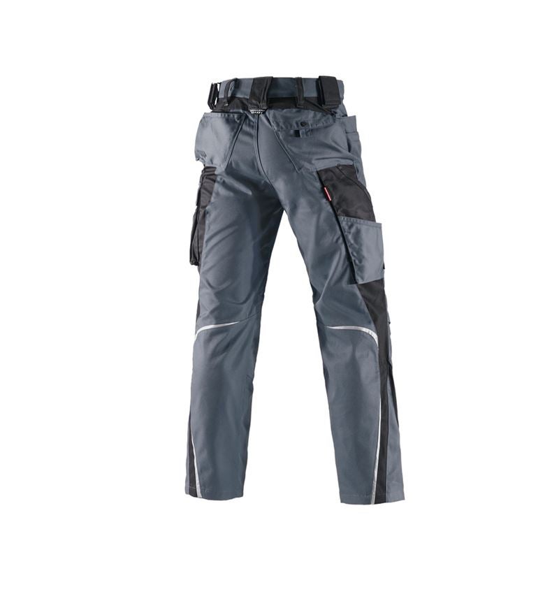 Pracovné nohavice: Zimné nohavice do pása e.s.motion + sivá/čierna 3