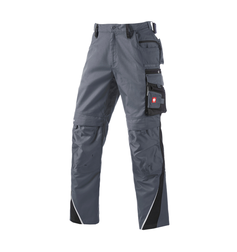 Pracovné nohavice: Zimné nohavice do pása e.s.motion + sivá/čierna 2