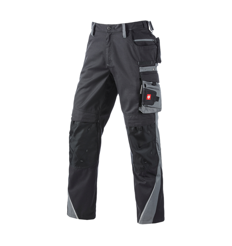 Pracovné nohavice: Zimné nohavice do pása e.s.motion + grafitová/cementová 2