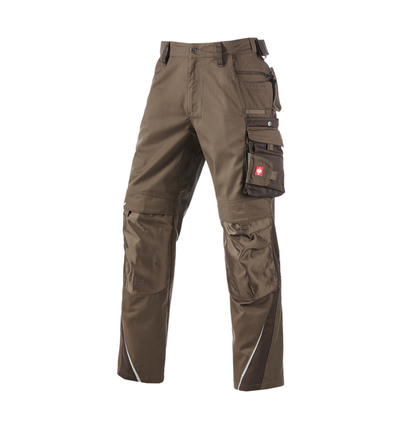 Pracovné nohavice: Zimné nohavice do pása e.s.motion + lieskový oriešok/gaštanová 2