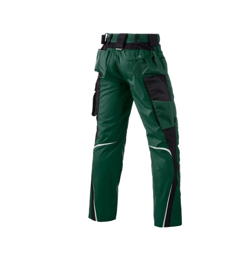 Pracovné nohavice: Nohavice do pása e.s.motion + zelená/čierna 3