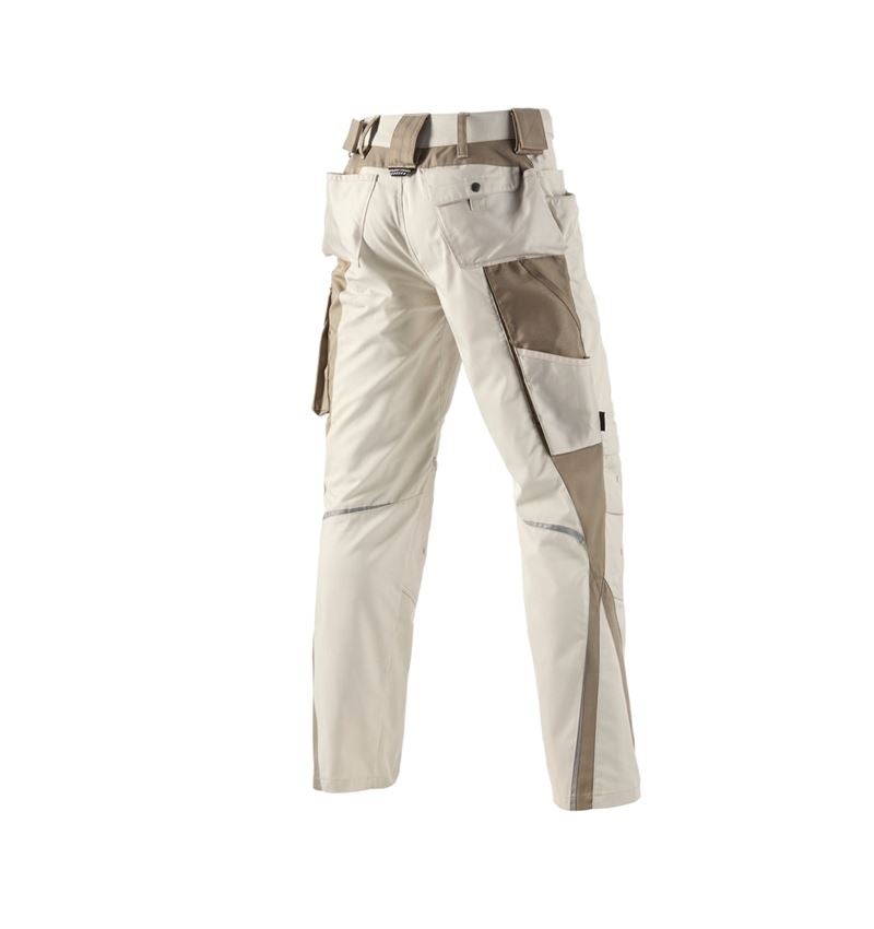 Pracovné nohavice: Nohavice do pása e.s.motion + sádrová/hlinená 3