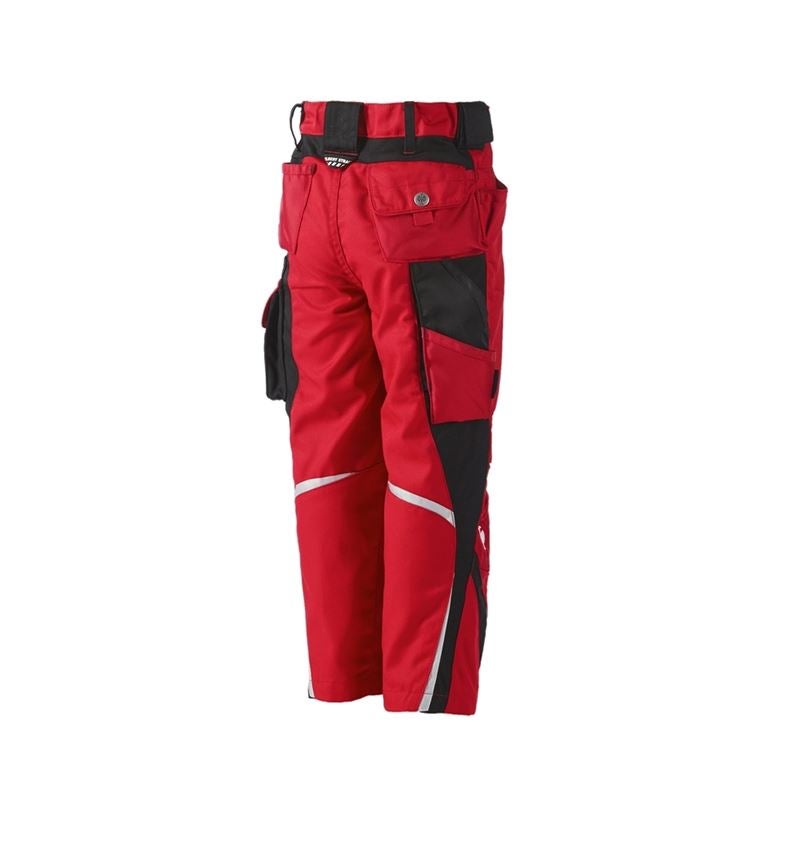 Nohavice: Detské nohavice do pása e.s.motion + červená/čierna 3