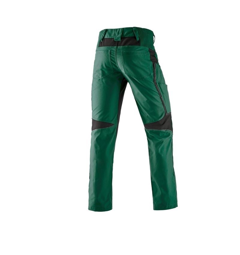 Pracovné nohavice: Nohavice do pása e.s.vision, pánske + zelená/čierna 3