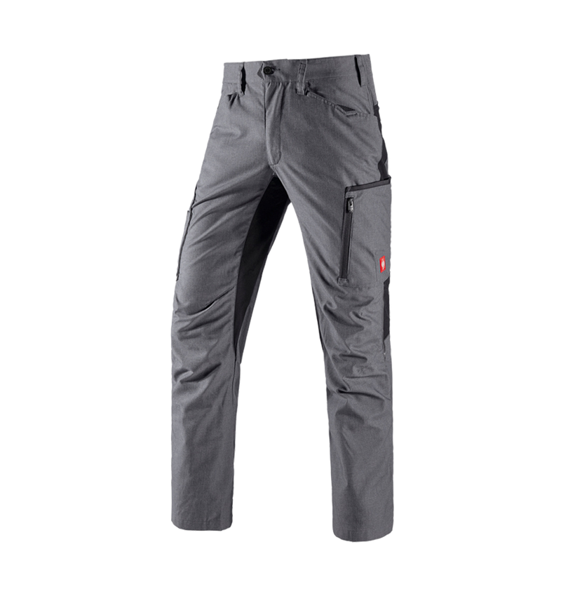 Pracovné nohavice: Nohavice do pása e.s.vision, pánske + cementová melanž/čierna 2