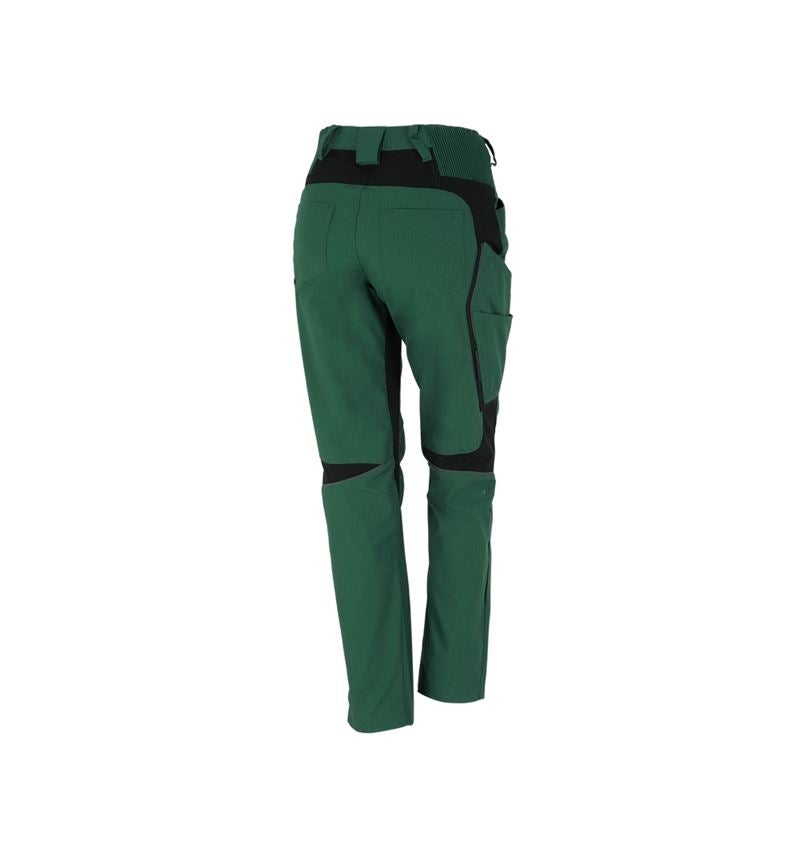 Pracovné nohavice: Dámske nohavice e.s.vision + zelená/čierna 3