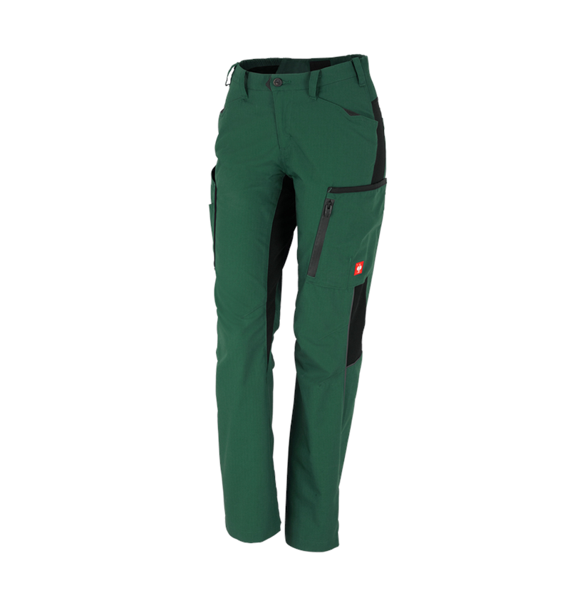 Pracovné nohavice: Dámske nohavice e.s.vision + zelená/čierna 2