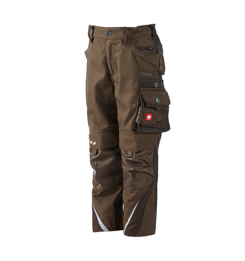 Nohavice: Detské nohavice do pása e.s.motion zima + lieskový oriešok/gaštanová
