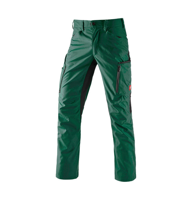 Pracovné nohavice: Zimné nohavice do pása e.s.vision + zelená/čierna