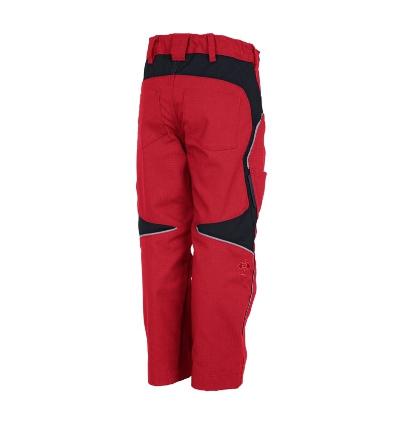 Nohavice: Zimné nohavice do pása e.s.vision, detské + červená/čierna 1