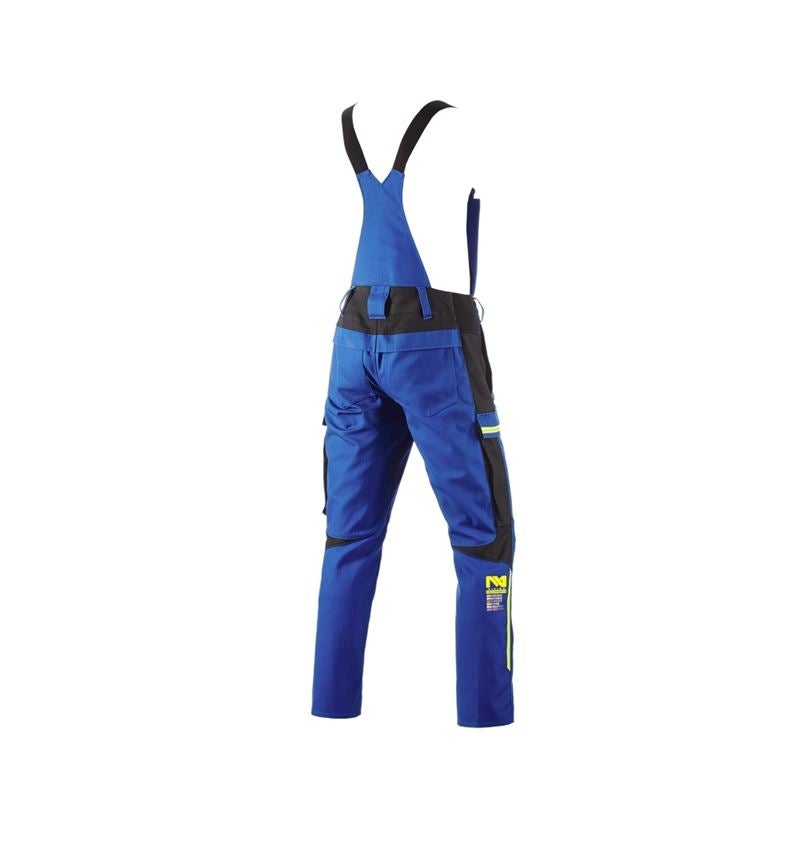 Pracovné nohavice: Nohavice s náprsenkou e.s.vision multinorm + nevadzovo modrá/čierna 3