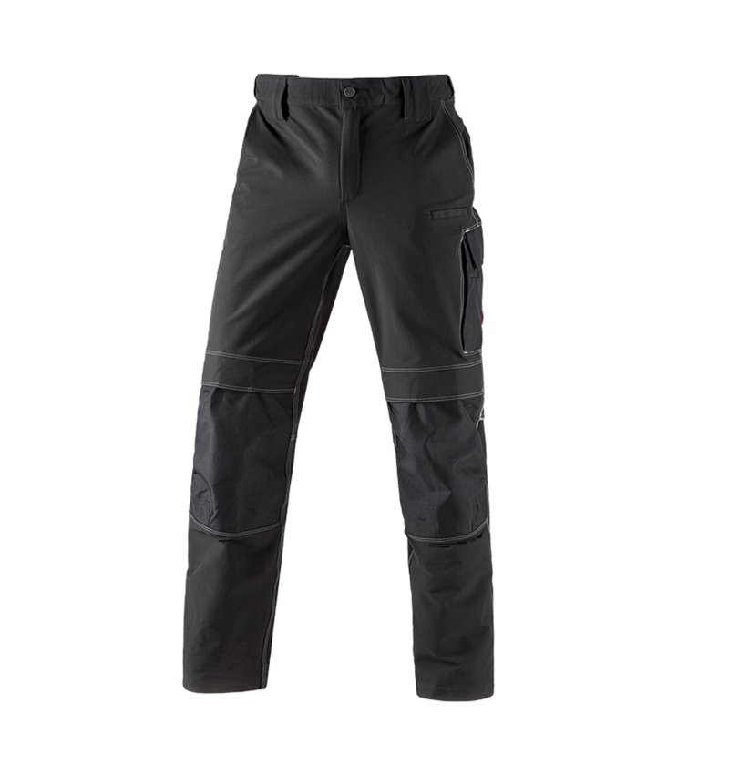 Pracovné nohavice: Zimné funkčné nohavice do pása e.s.dynashield + čierna