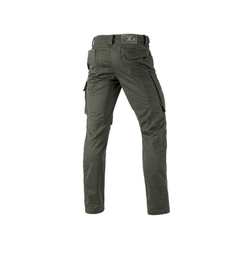 Pracovné nohavice: Nohavice do pása e.s.motion ten + maskáčová zelená 3