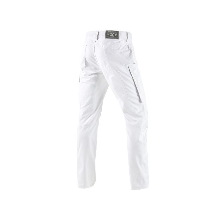 Pracovné nohavice: Nohavice do pása e.s.motion ten + biela 3