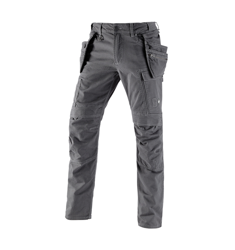 Pracovné nohavice: Puzdrové nohavice do pása e.s.vintage + cínová 2