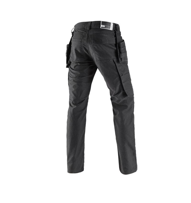 Pracovné nohavice: Puzdrové nohavice do pása e.s.vintage + čierna 3