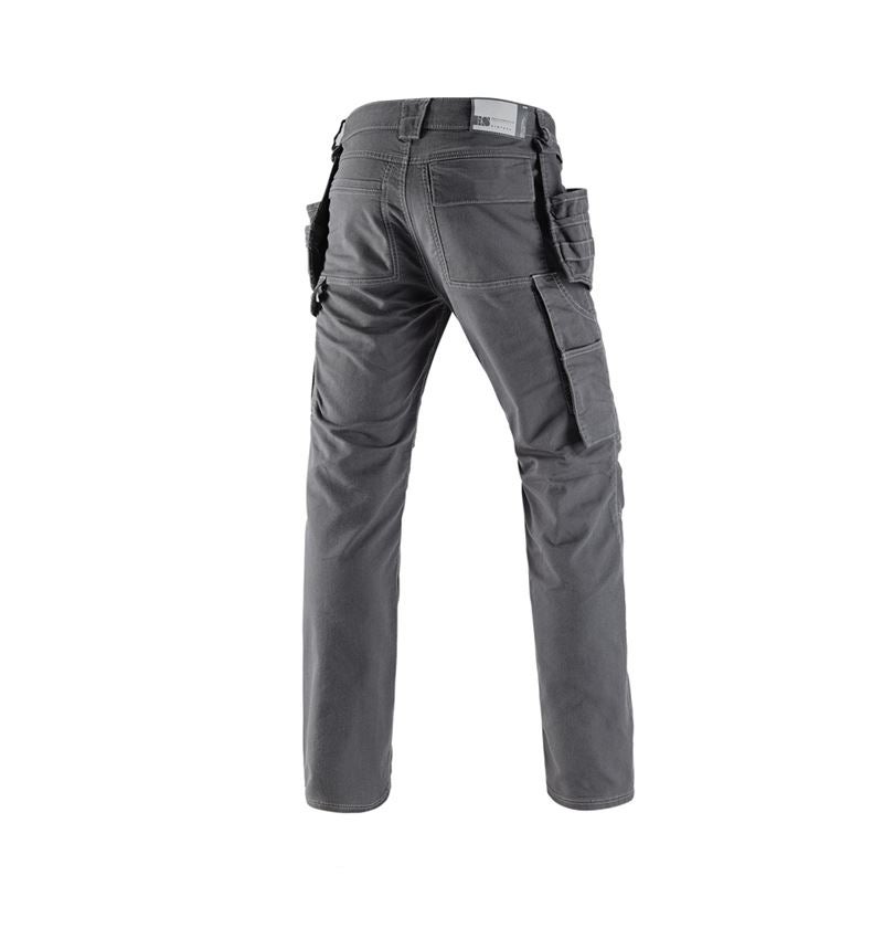 Pracovné nohavice: Puzdrové nohavice do pása e.s.vintage + cínová 3