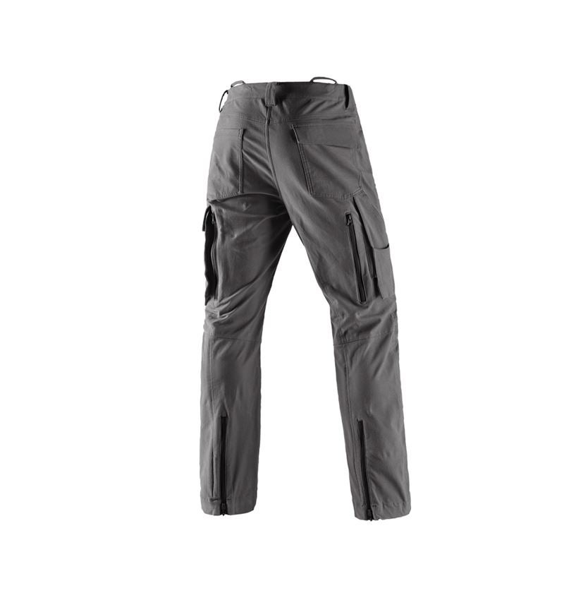Pracovné nohavice: Les. nohav., ochr. proti prerez. e.s.cotton touch + karbónová sivá 3