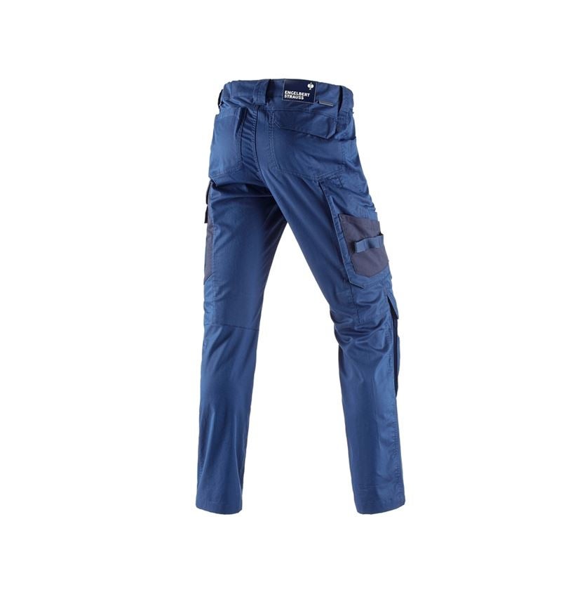 Pracovné nohavice: Nohavice do pása e.s.concrete light + alkalická modrá/tmavomodrá 4