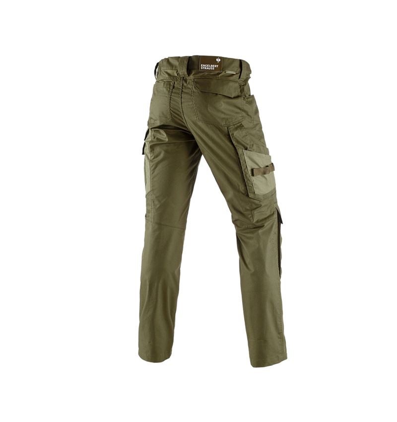 Pracovné nohavice: Nohavice do pása e.s.concrete light + bahenná zelená/kavyľová zelená 4