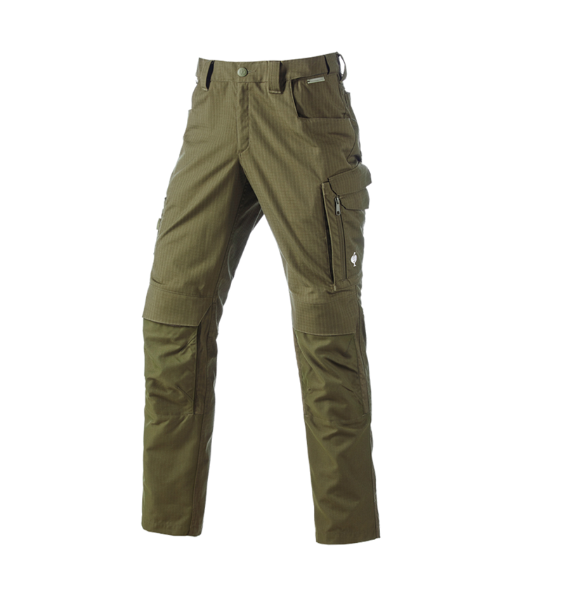 Pracovné nohavice: Nohavice do pása e.s.concrete solid + bahenná zelená 2