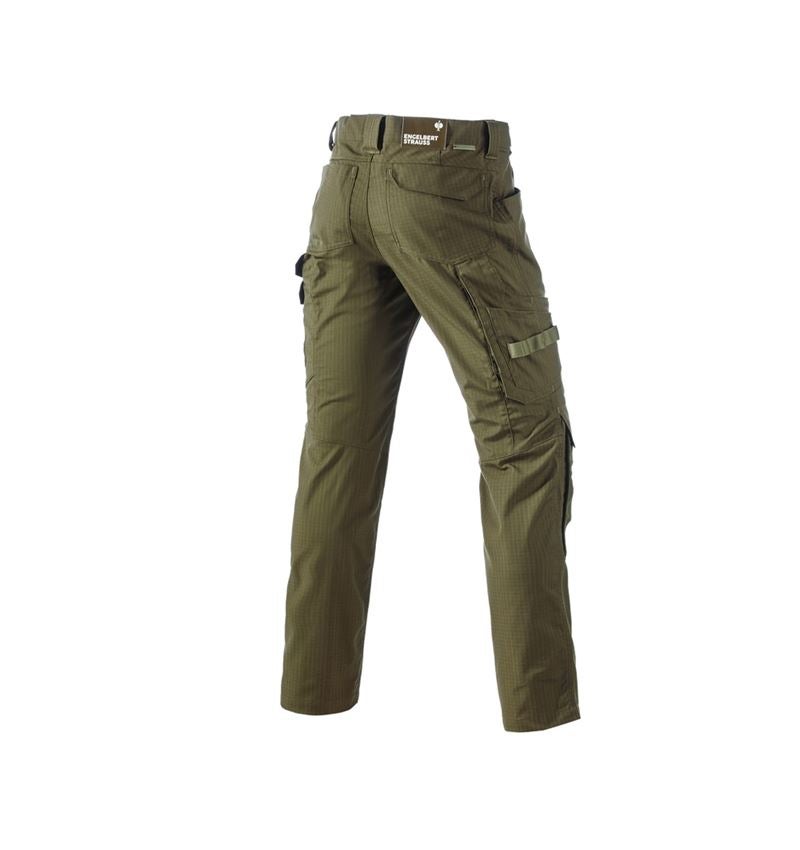Pracovné nohavice: Nohavice do pása e.s.concrete solid + bahenná zelená 3