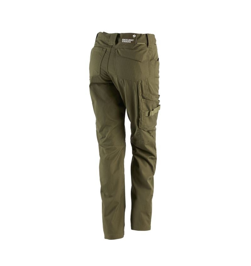 Pracovné nohavice: Nohavice do pása e.s.concrete solid, dámske + bahenná zelená 3