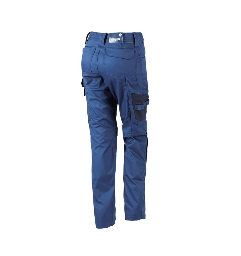 Pracovné nohavice: Nohavice do pása e.s.concrete light, dámske + alkalická modrá/tmavomodrá 3