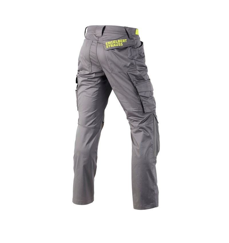 Pracovné nohavice: Nohavice do pása e.s.trail + čadičovo sivá/acidová žltá 3