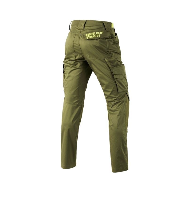 Pracovné nohavice: Nohavice do pása e.s.trail + borievkovo zelená/limetkovo zelená 4