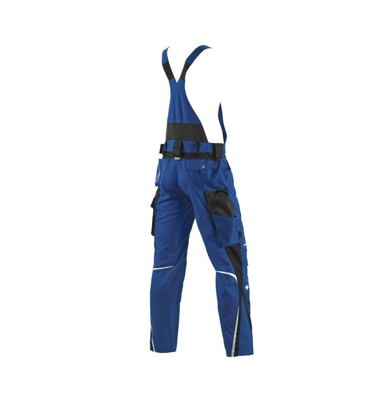 Pracovné nohavice: Nohavice s náprsenkou e.s.motion zima + nevadzovo modrá/čierna 3