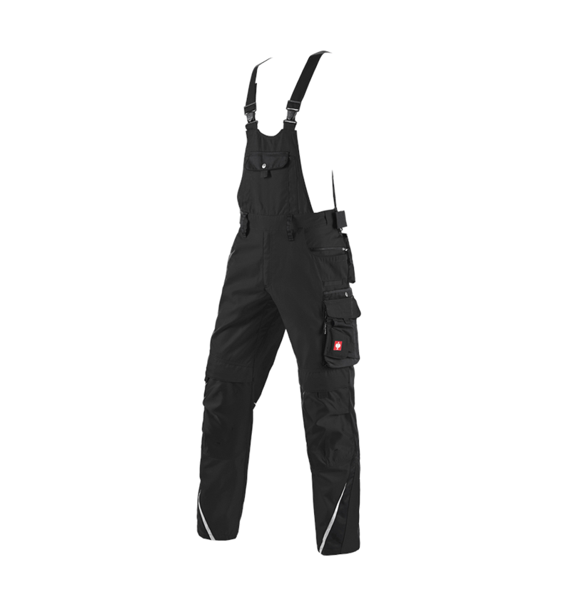 Studená: Nohavice s náprsenkou e.s.motion zima + čierna 2