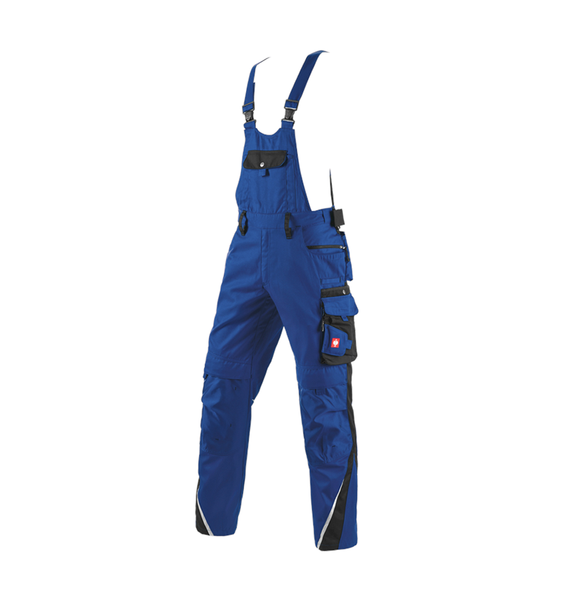 Inštalatér: Nohavice s náprsenkou e.s.motion zima + nevadzovo modrá/čierna 2